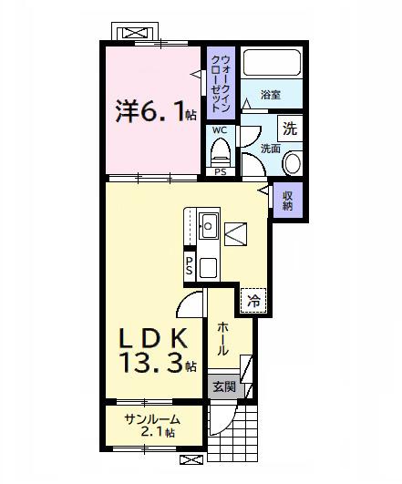 ヒカルサ市原五井（102） 間取り図画像