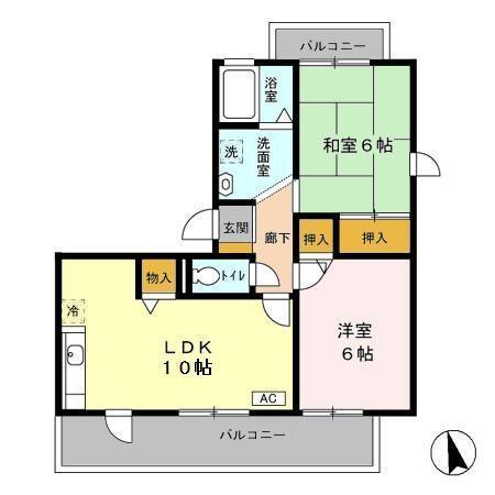 トリニシティ　壱番館（101） 間取り図画像