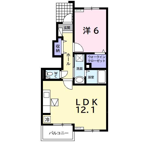 ラ・メール（104） 間取り図画像