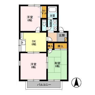 モダンタイムス　Ⅲ（102） 間取り図画像