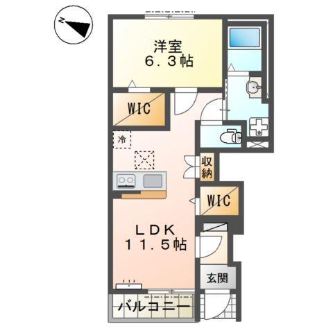 ポローニア 間取り図画像