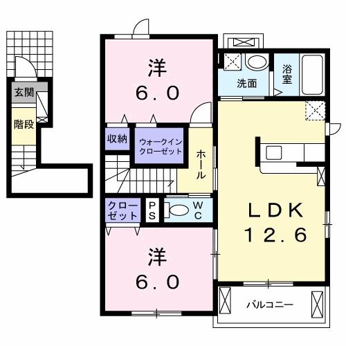 メゾン・レイクⅢ（201） 間取り図画像
