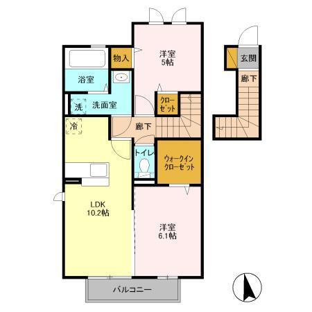 ウィンドモーレン（205） 間取り図画像