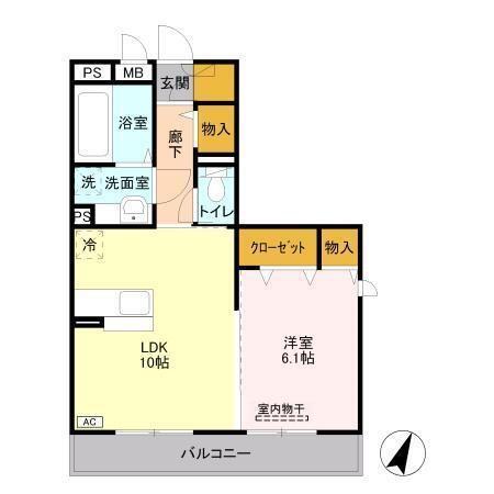 ルクティア（301） 間取り図画像