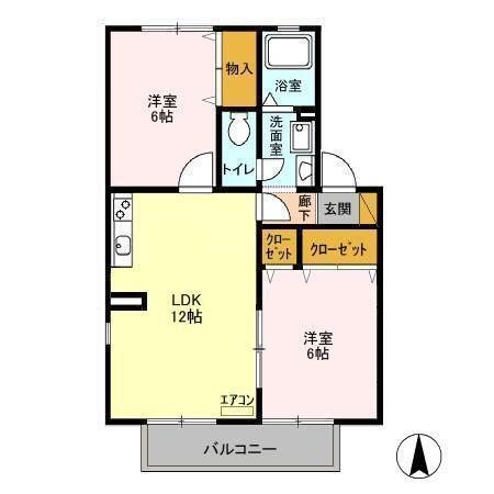 サンベルテ　Ⅴ（205） 間取り図画像