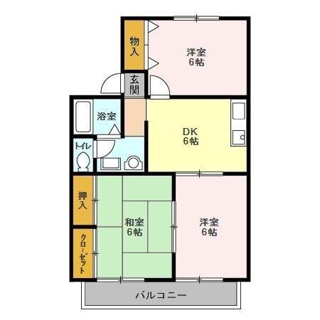 フォーリッジ　Ａ（201） 間取り図画像