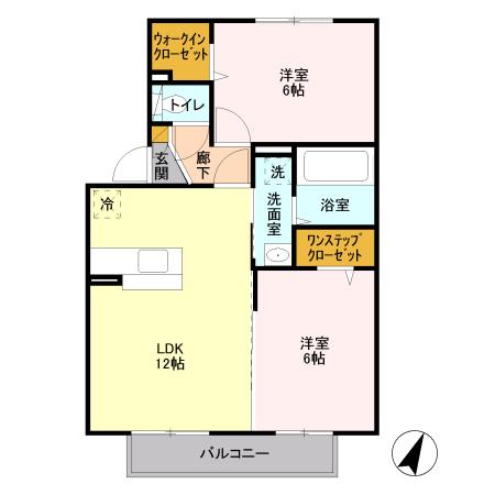 サンアベニューⅢ（203） 間取り図画像