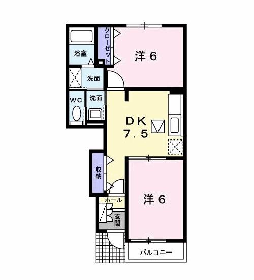 エピナールＢ（103） 間取り図画像
