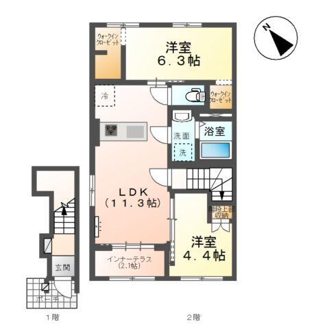 サンライズ・ガーデンⅢ 間取り図画像