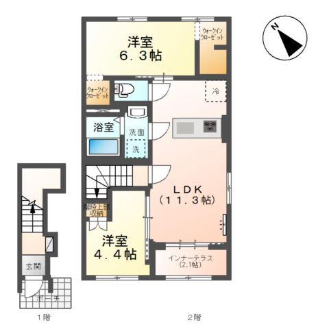サンライズ・ガーデンⅢ 間取り図画像