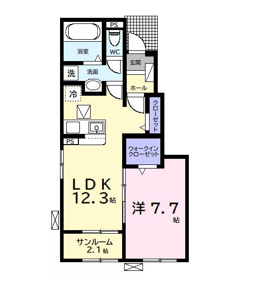 ヒカルサ市原五井西（102） 間取り図画像