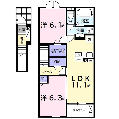 アイリス（202） 間取り図画像