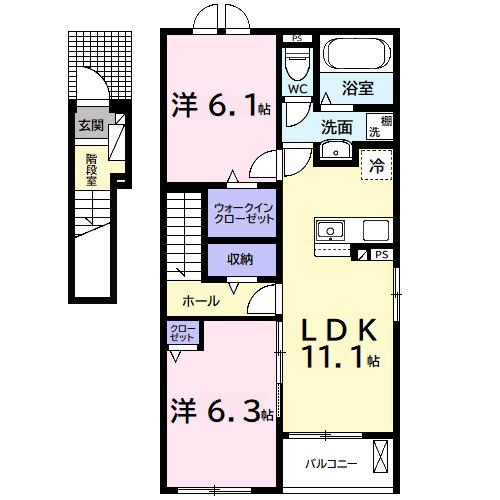 アイリス（201） 間取り図画像