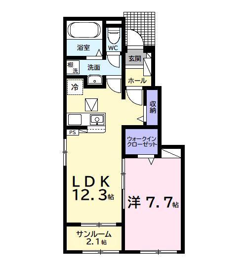 アイリス（103） 間取り図画像
