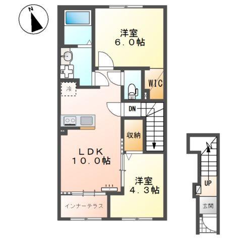 （仮称）市原市青柳新築アパート②（米本運送有限会社）様 間取り図画像