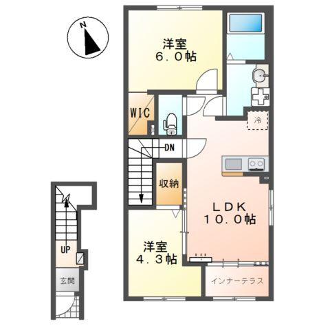 （仮称）市原市青柳新築アパート②（米本運送有限会社）様 間取り図画像