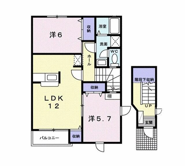 ローマアリエスＦ（203） 間取り図画像