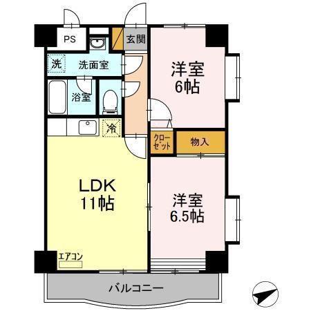 グレイスフルツツイ（307） 間取り図画像
