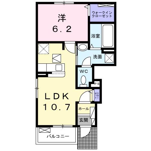タートルヒルズ３ｒｄ（101） 間取り図画像