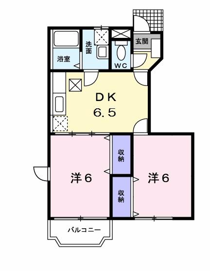 ドゥシャリエ（103） 間取り図画像