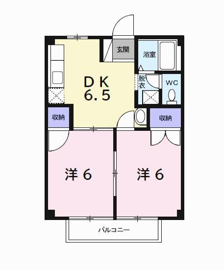 グリーンエポック（102） 間取り図画像