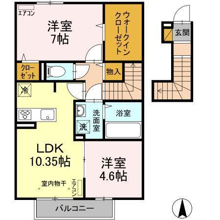 D・ルチア（205） 間取り図画像