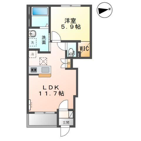 クリード長須賀 間取り図画像