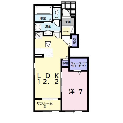 ベルゼル・Ⅰ（105） 間取り図画像