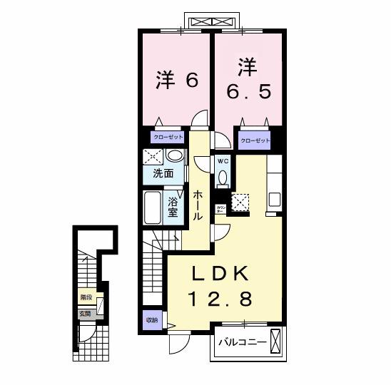 ヌーベル　オーブ（202） 間取り図画像