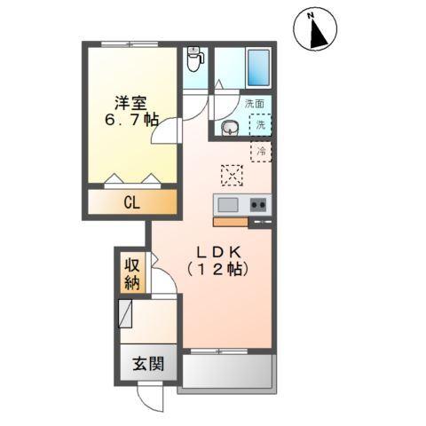 フェルナ 間取り図画像
