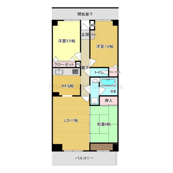 ダイアパレス千葉青葉台 サウスアベニュ−