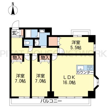 南向き・角部屋！