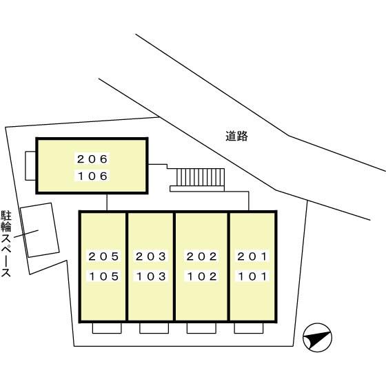 オーキッド（106） 駐車場