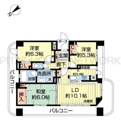  間取り図写真