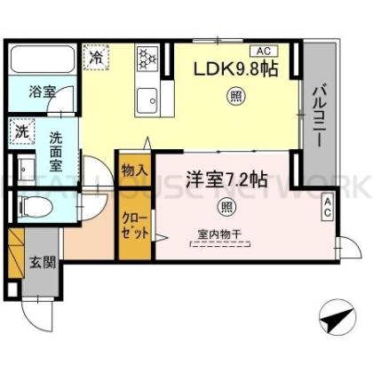  間取り図写真