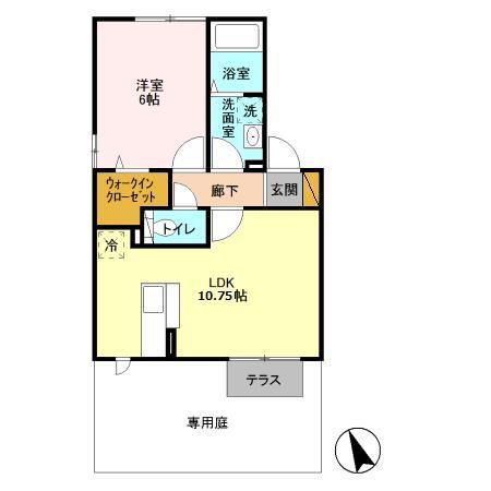 グリーントウナラ（102） 間取り図画像
