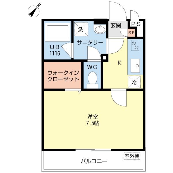 リブリ・ＢＹＺＯ（206） 間取り図画像