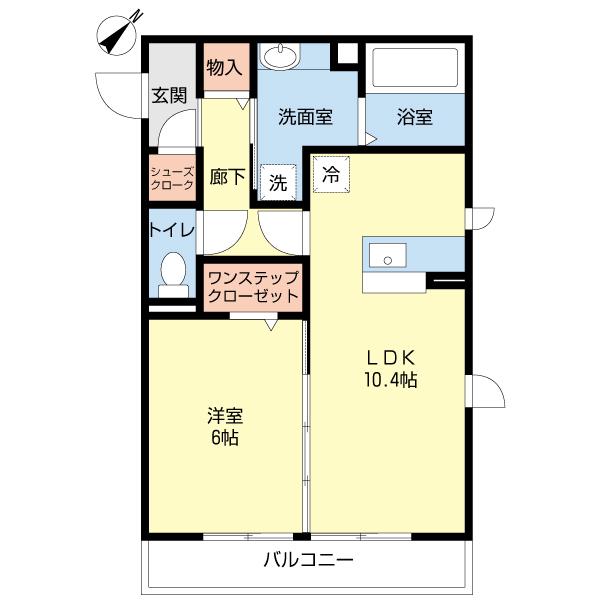 カメリア 間取り図画像