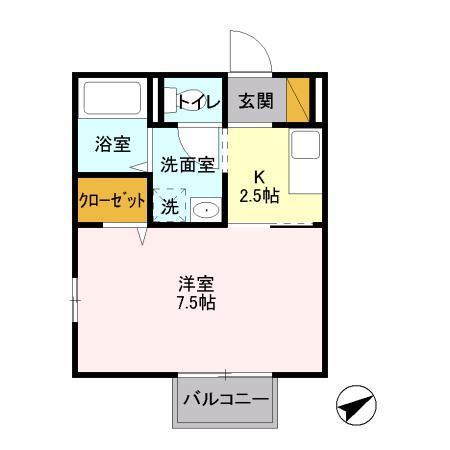 セジュール津田沼（前原東）（203） 間取り図画像