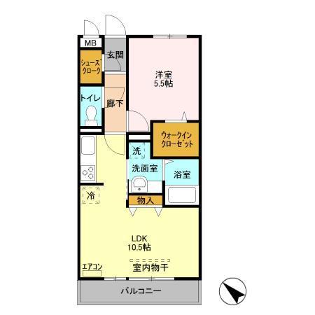 オズシティ（207） 間取り図画像