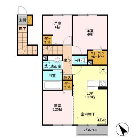 ルピナス（202） 間取り図画像
