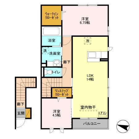 ことぶき　壱番館（205） 間取り図画像
