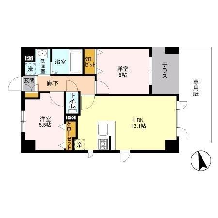 サンピタリア東船橋（105） 間取り図画像