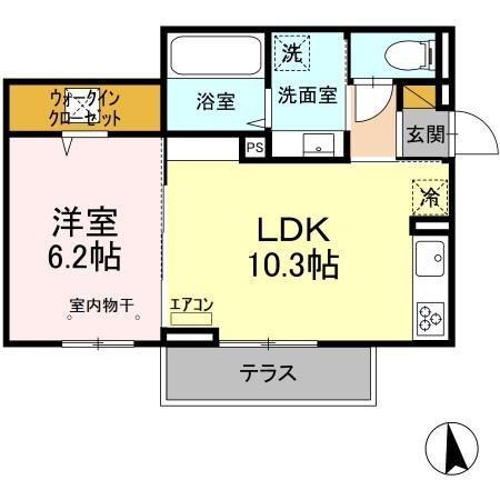 山五ヒルズ（101） 間取り図画像