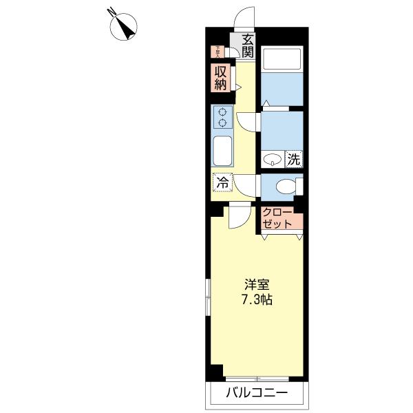 リブリ・Okubo（307） 間取り図画像