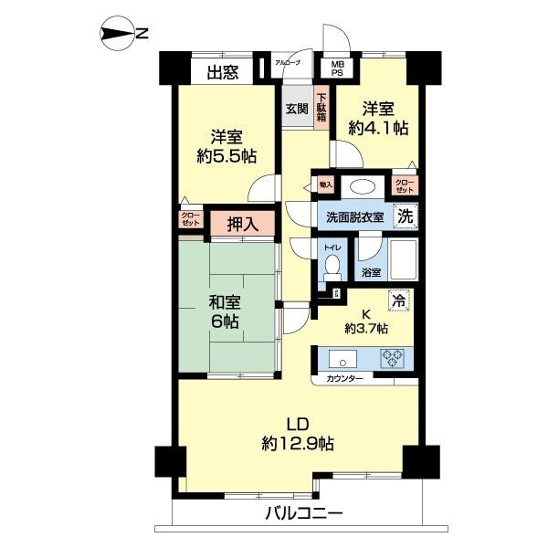  間取り図写真
