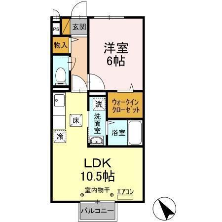 エスポワール緑が丘（105） 間取り図画像
