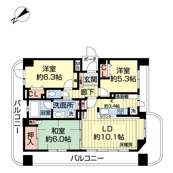  間取り図写真