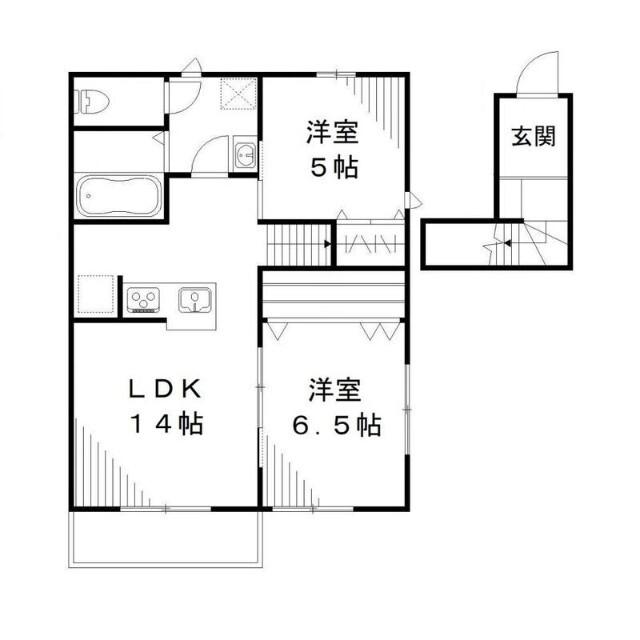 サニーコートⅡ（201） 間取り図画像