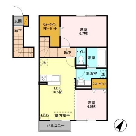 メタセコイア（206） 間取り図画像